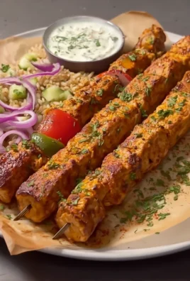 Sheet Pan Chicken Kabobs