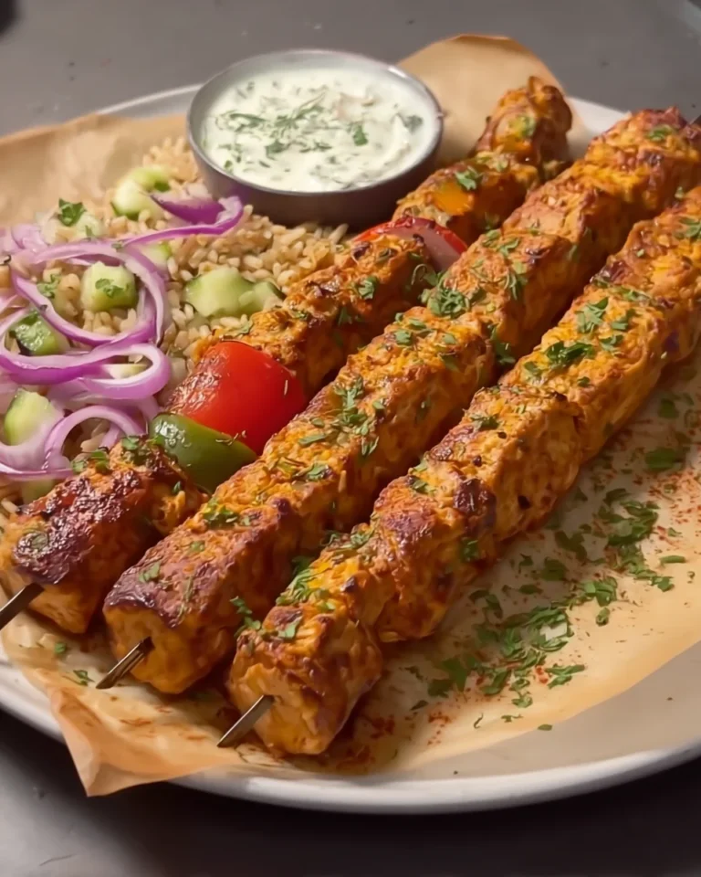 Sheet Pan Chicken Kabobs