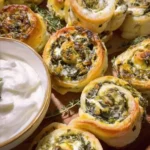 Spinach Feta Pinwheels