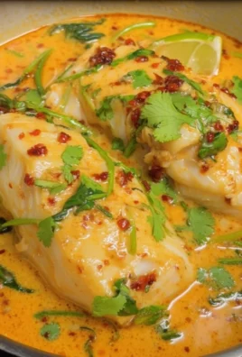 Thai Coconut Lime Poached Cod
