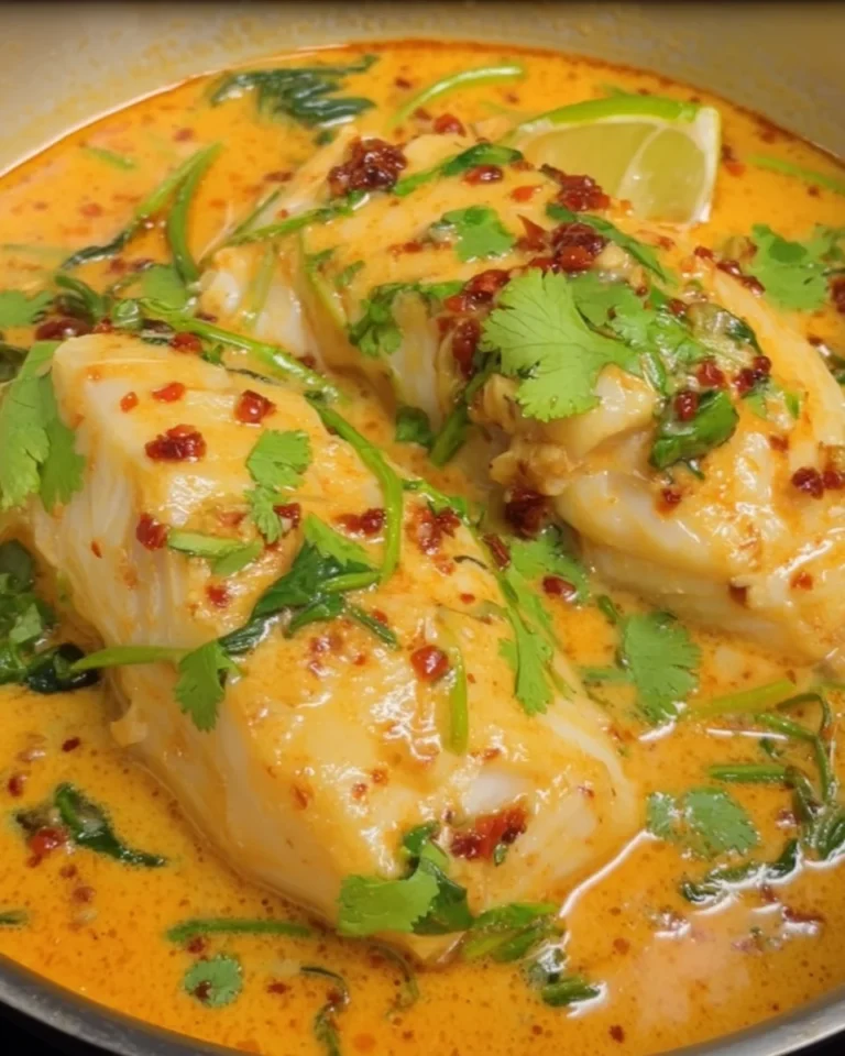 Thai Coconut Lime Poached Cod