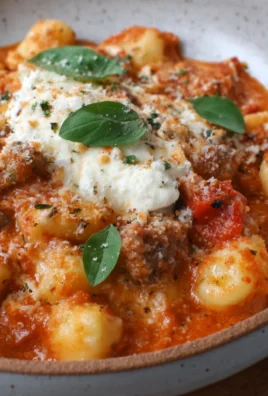 Three Cheese Baked Gnocchi
