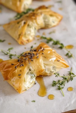 Bow-shaped Feta Phyllo Pastry
