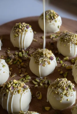 Divine White Chocolate and Pistachio Truffles