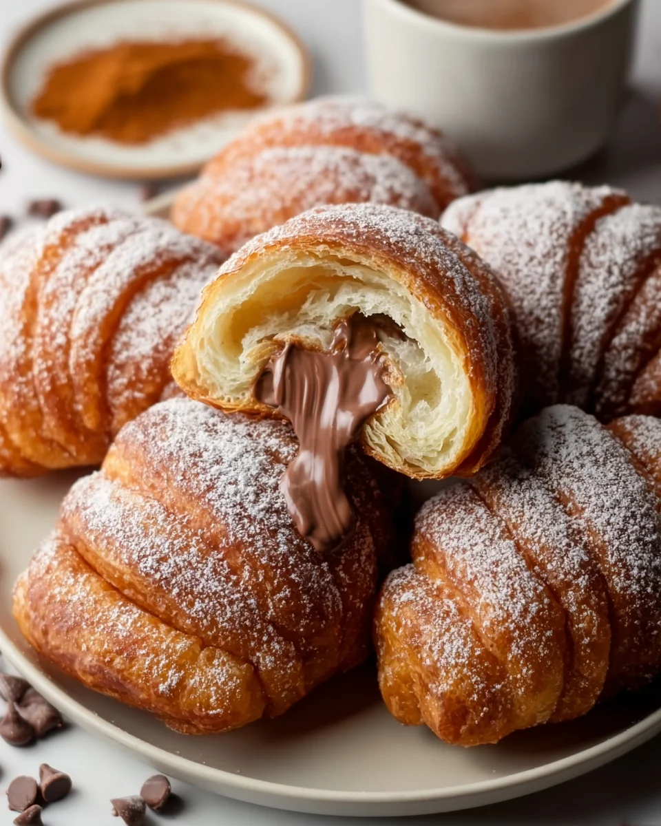 Fried Croissant Beignets