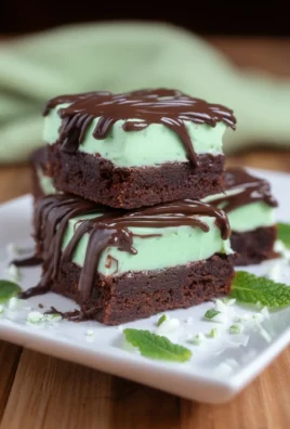 Irish Mint Brownies