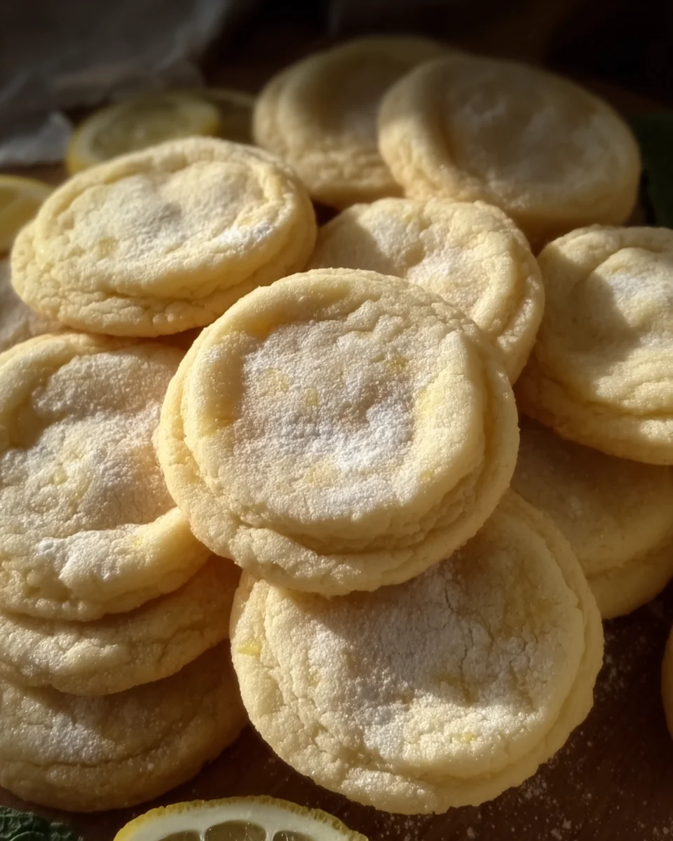 Soft & Chewy Lemon Cookies