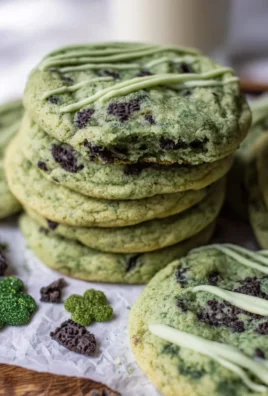 St. Patrick's Day Chewy & Soft Oreo Shamrock Shake Cookies
