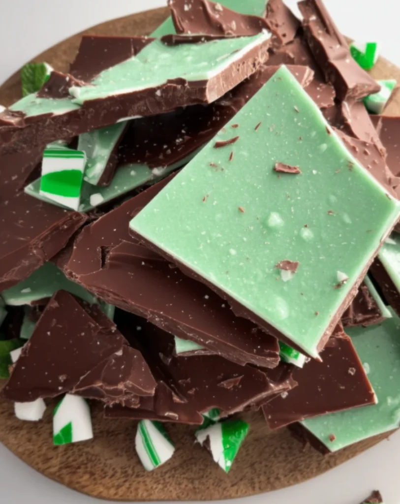 St. Patrick’s Day Grasshopper Mint Chocolate Bark