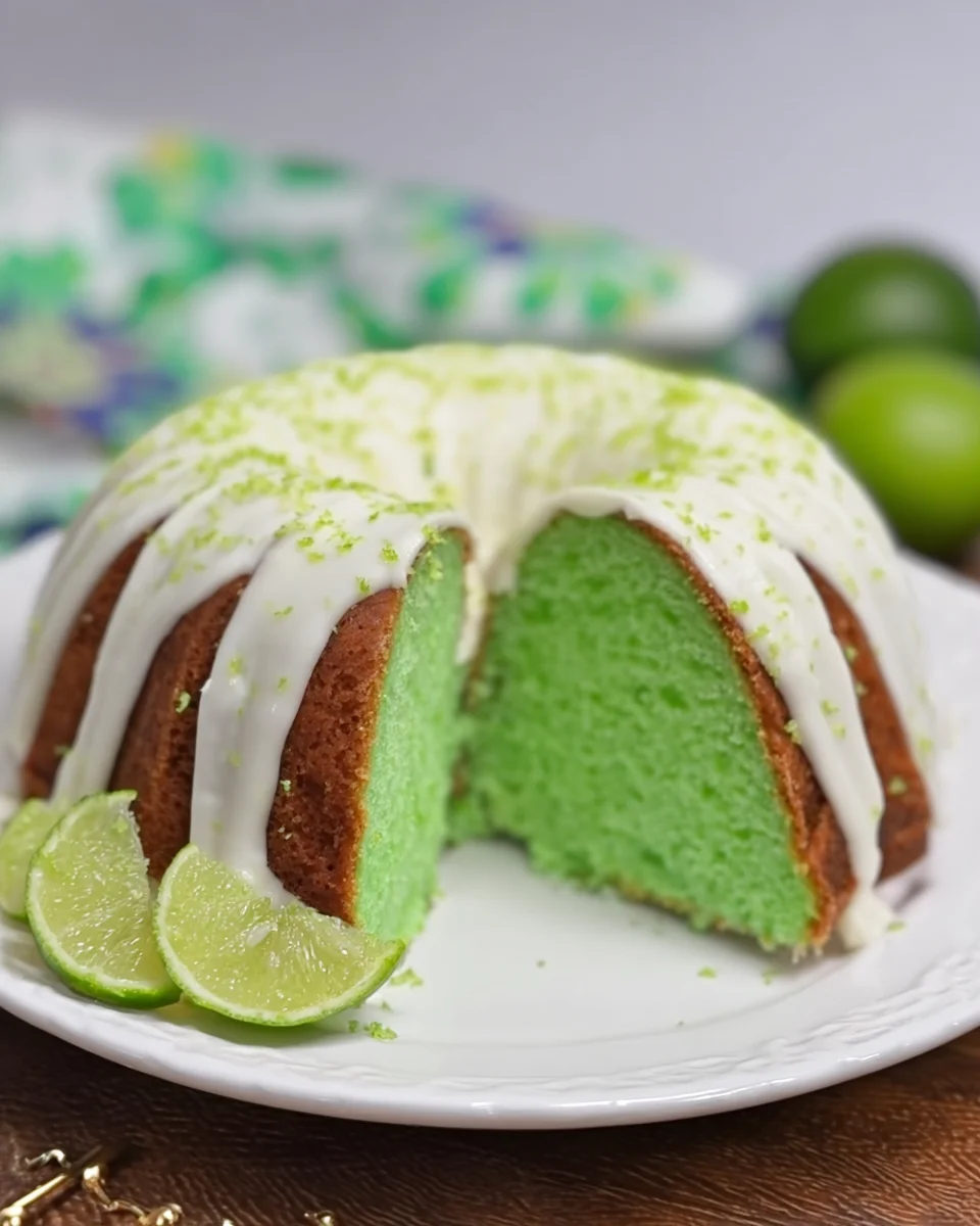 St. Patrick’s Day Key Lime Bundt Cake