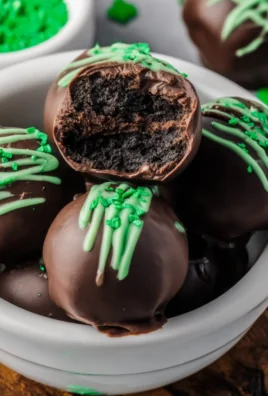 St. Patrick’s Day Mint Oreo Balls