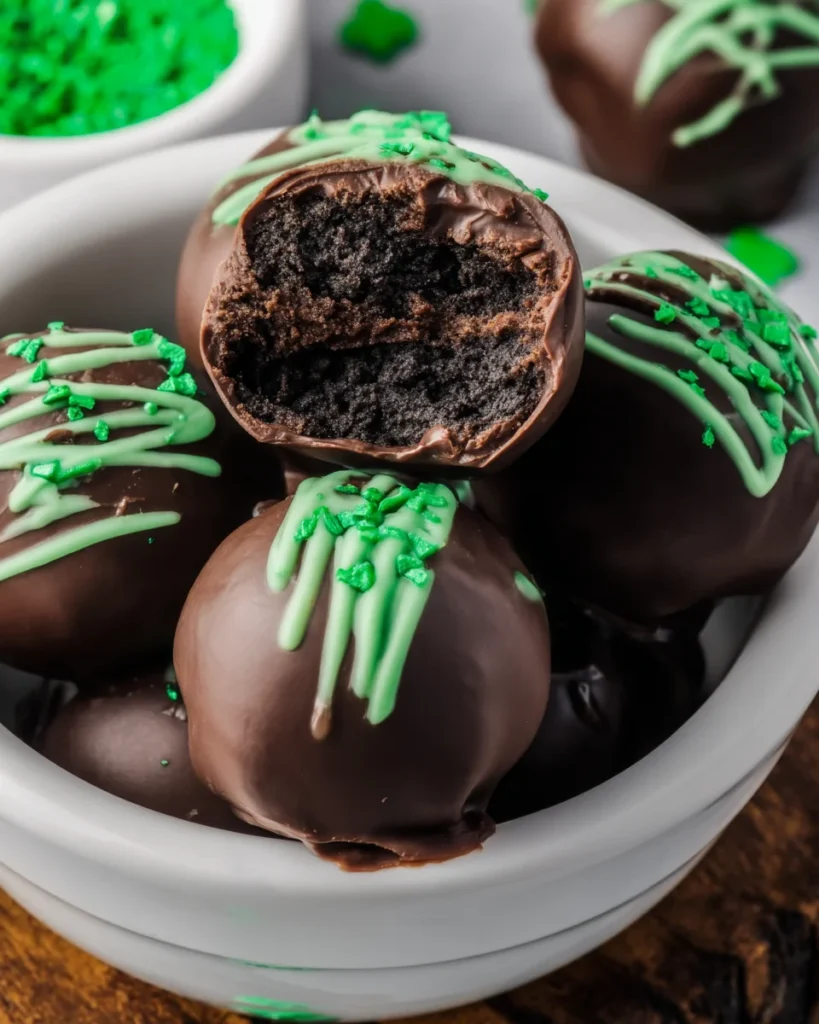St. Patrick’s Day Mint Oreo Balls