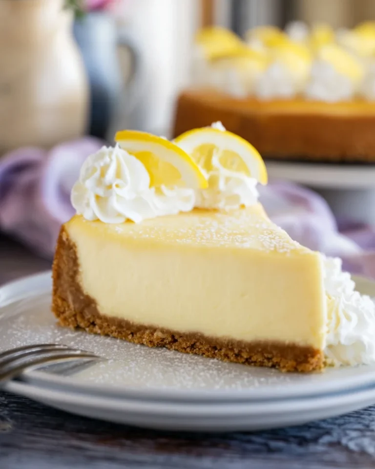 Ultimate Creamy Lemon Cheesecake