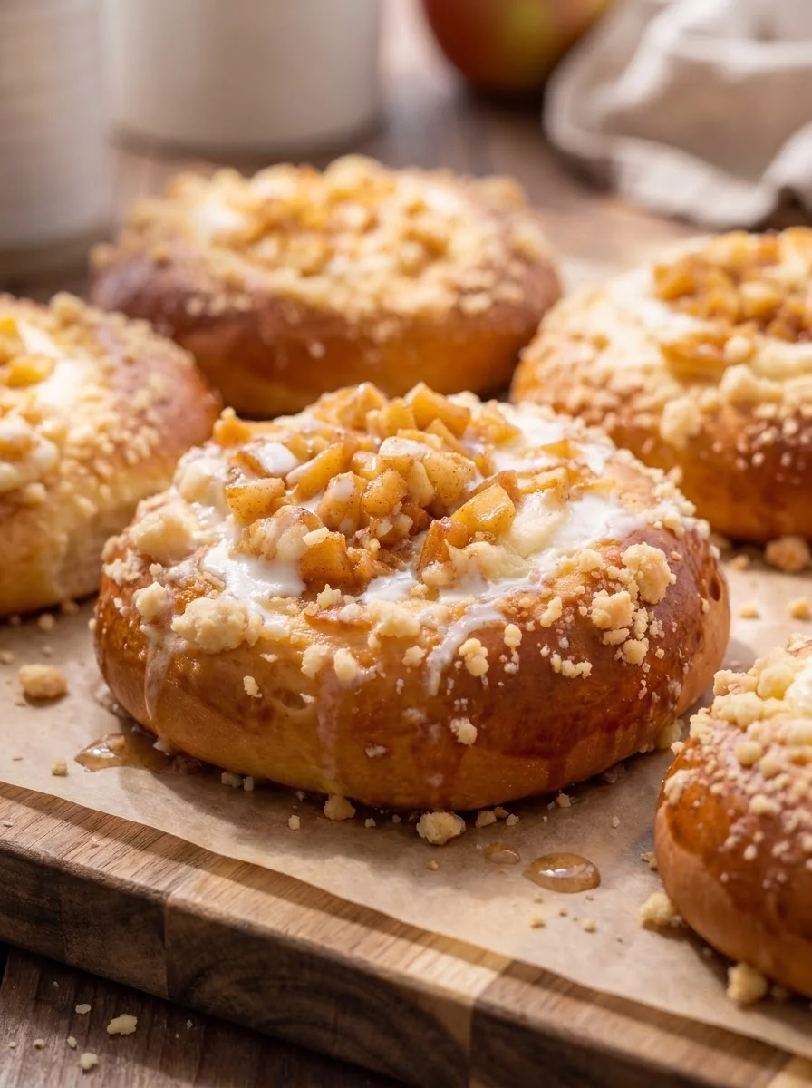 Apple Cream Cheese Buns