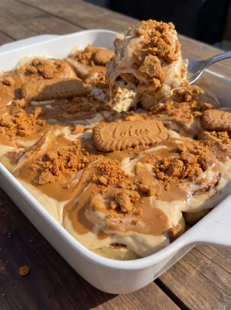 Biscoff Cinnamon Rolls