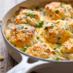 Cheddar Bay Biscuit Chicken Pot Pie