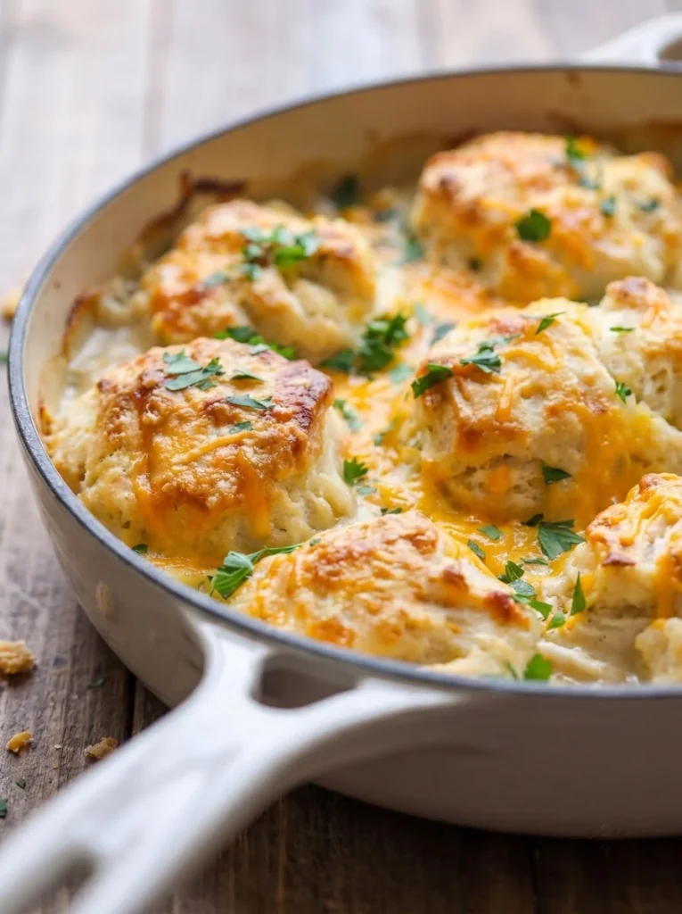Cheddar Bay Biscuit Chicken Pot Pie