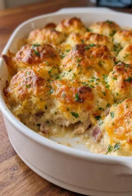 Chicken Bubble Biscuit Bake Casserole