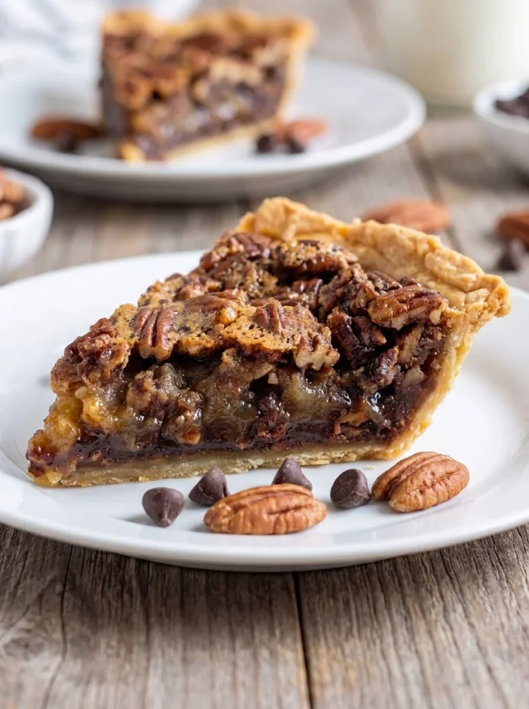 Chocolate Bourbon Pecan Pie