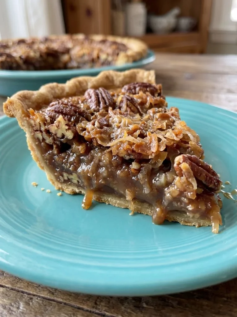 German Chocolate Pecan Pie
