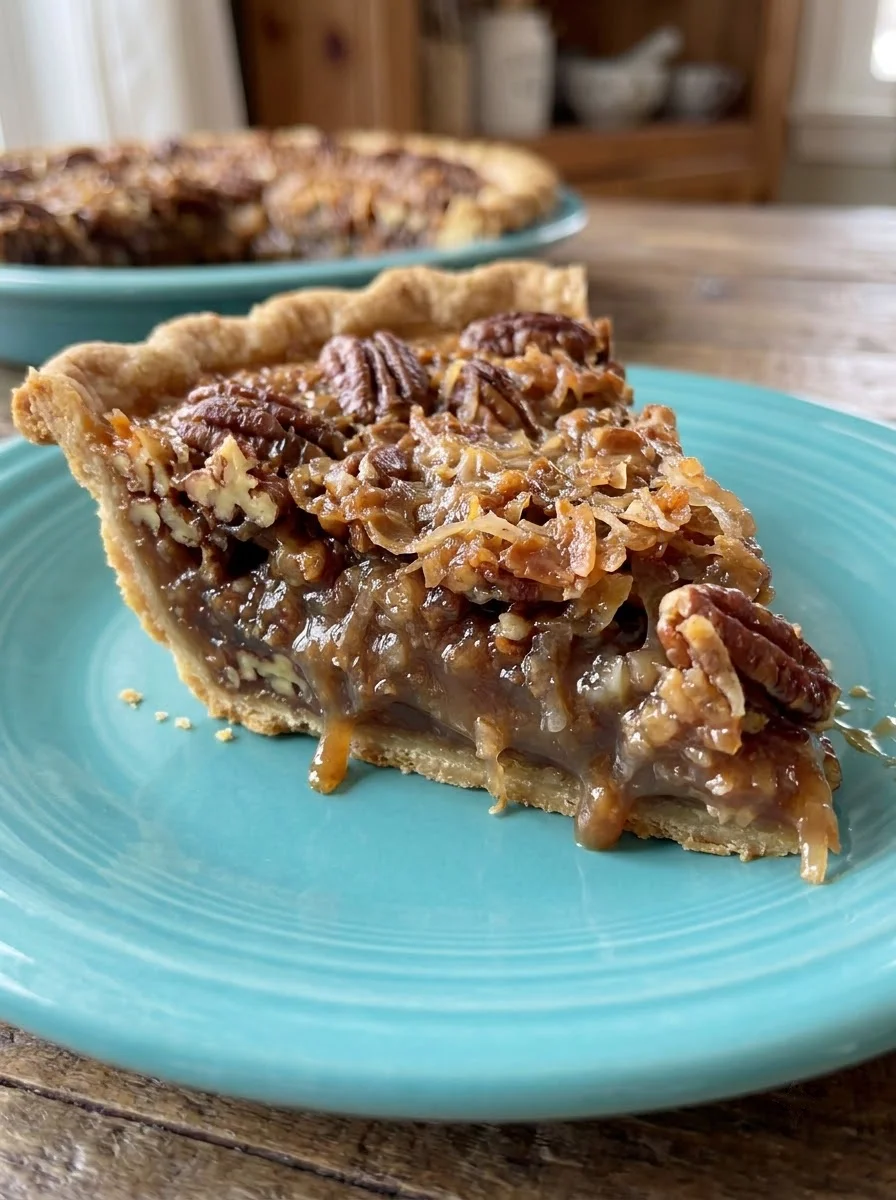 German Chocolate Pecan Pie