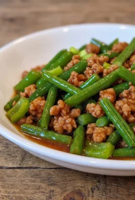 Green Beans with Ground Pork