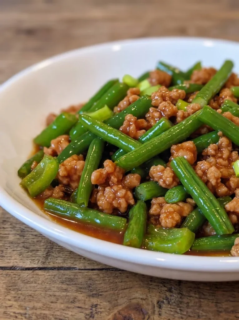 Green Beans with Ground Pork