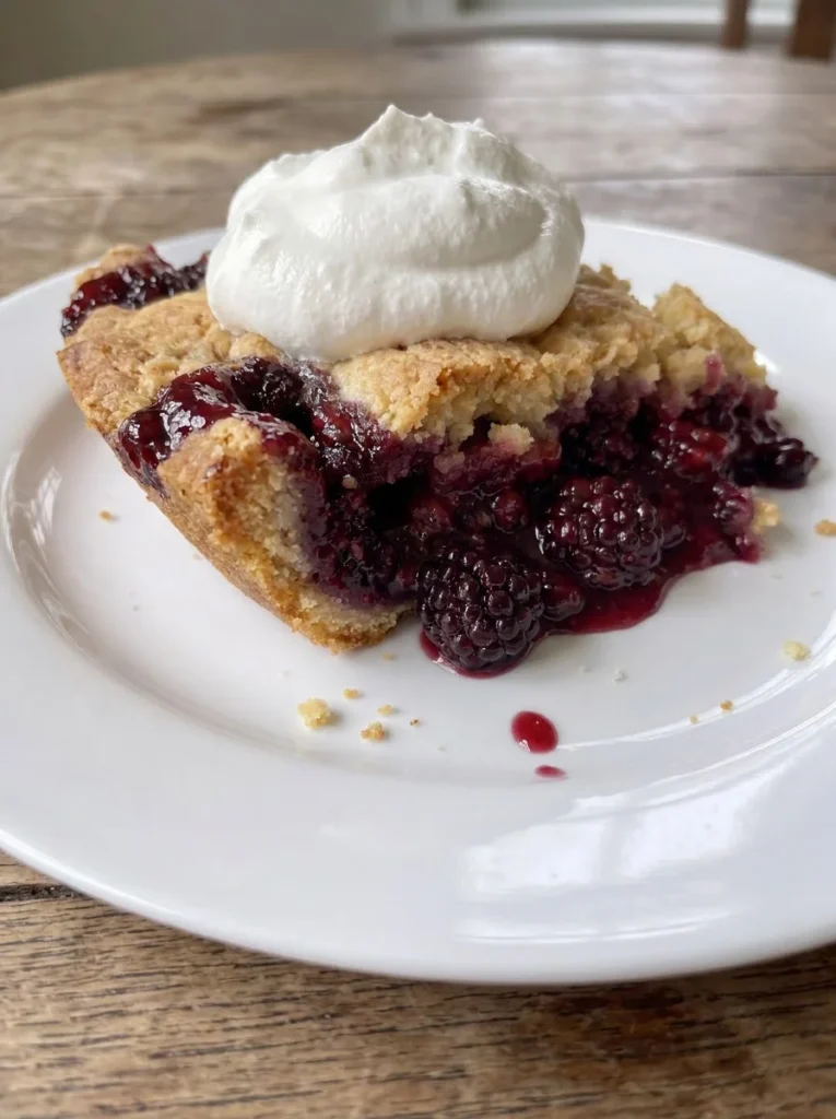 Old-Fashioned Blackberry Cobbler