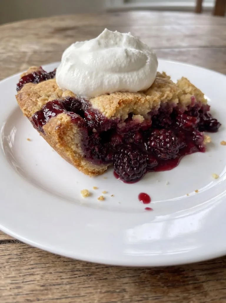 Old-Fashioned Blackberry Cobbler
