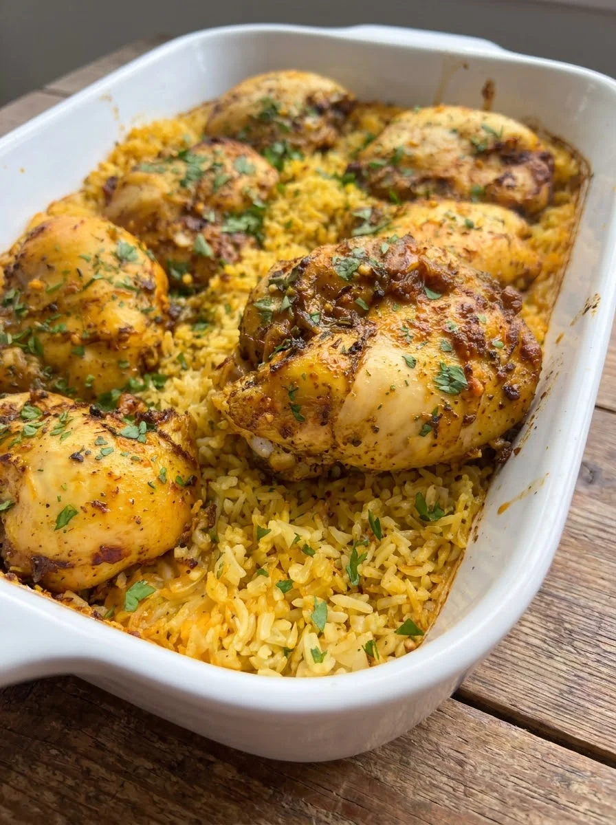 One Pan Chicken and Rice