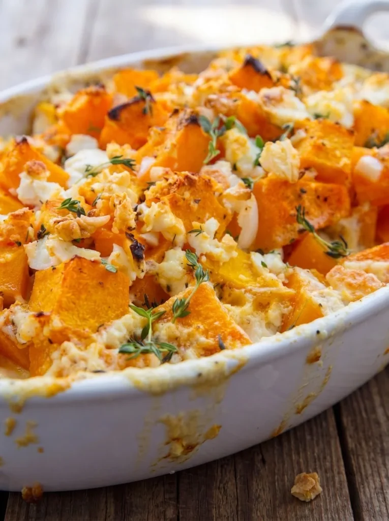 Roasted Butternut Squash Feta