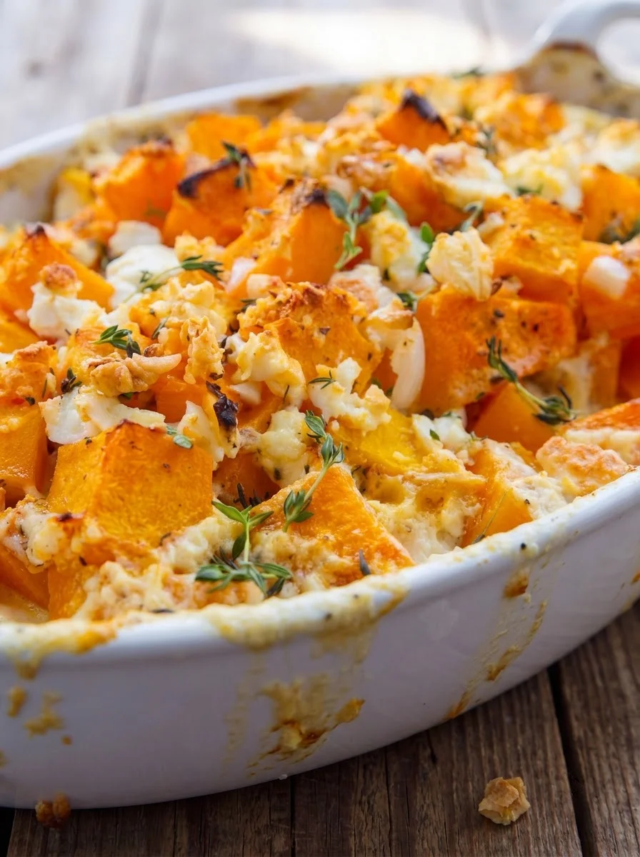 Roasted Butternut Squash Feta