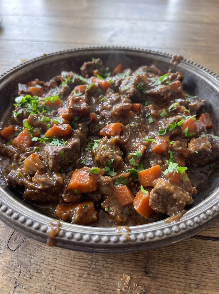 Slow Cooker Beef and Ale Stew