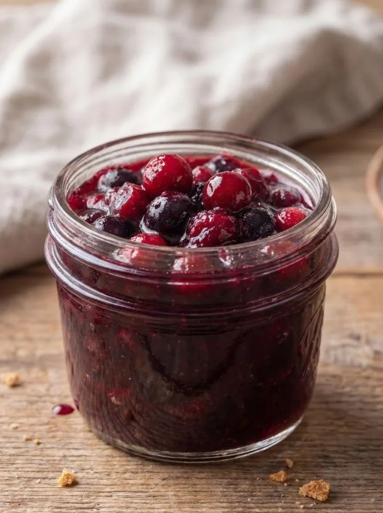 Cabernet Cranberry and Blueberry Sauce