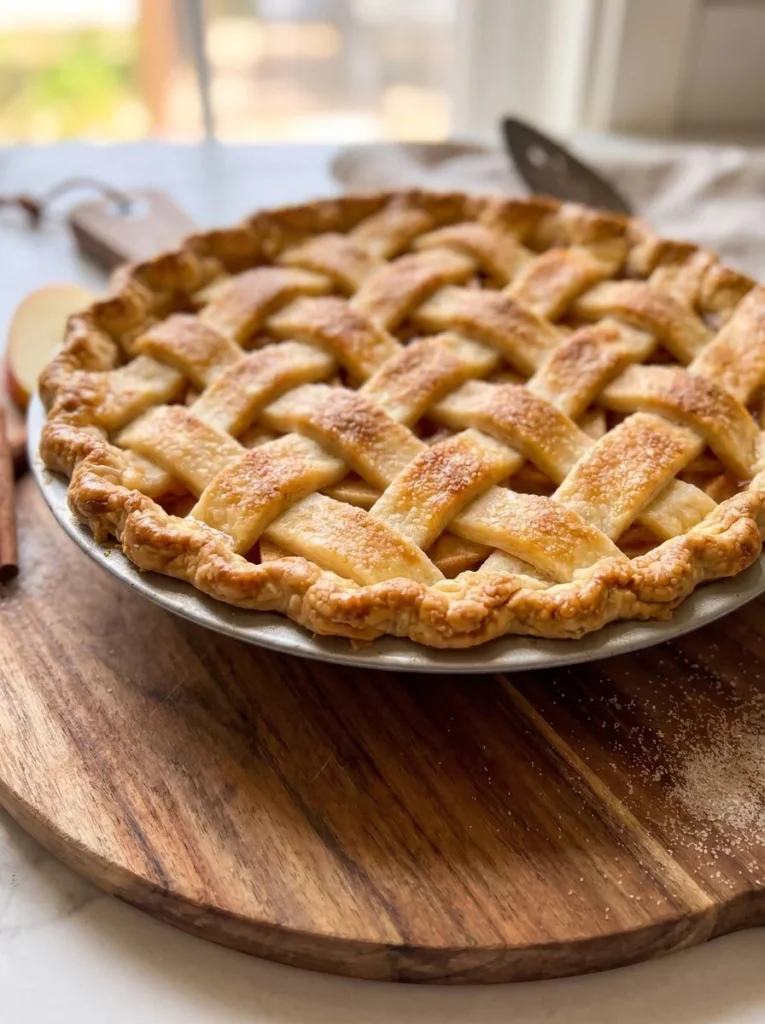 Classic Apple Lattice Pie