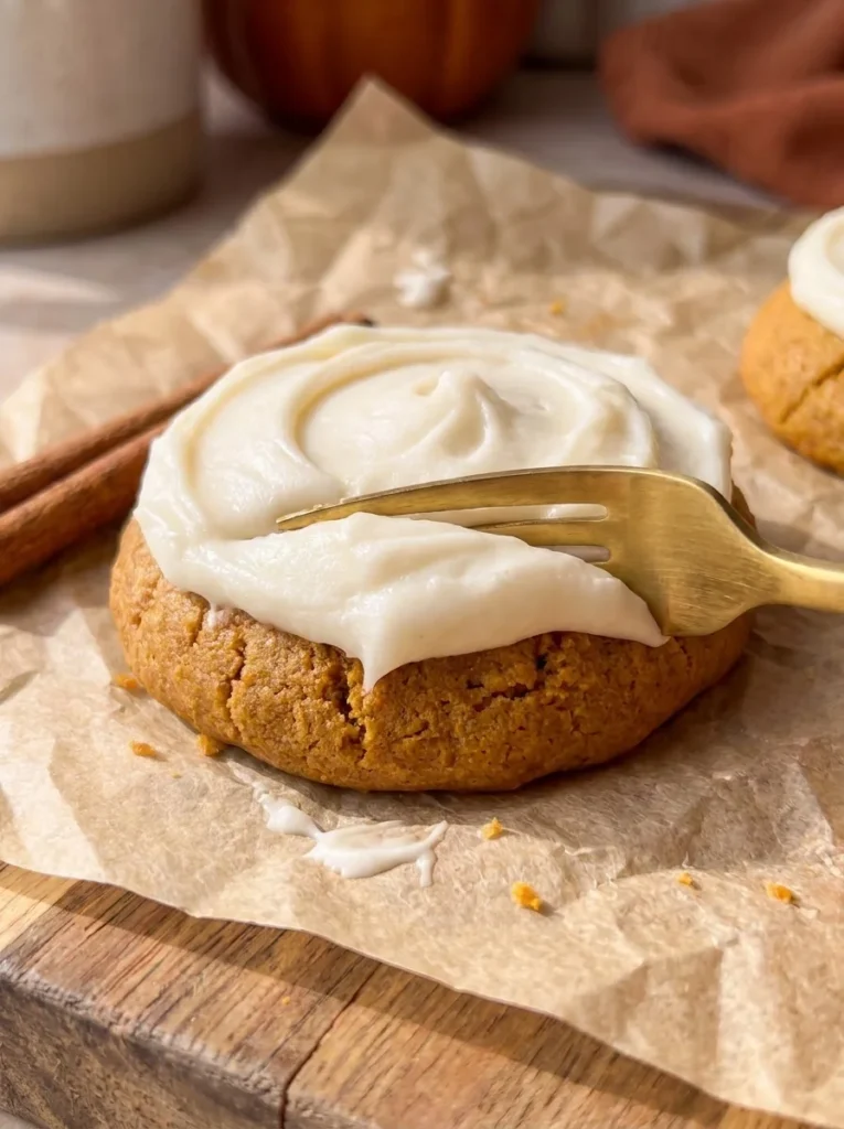 Frosted Pumpkin Cookies