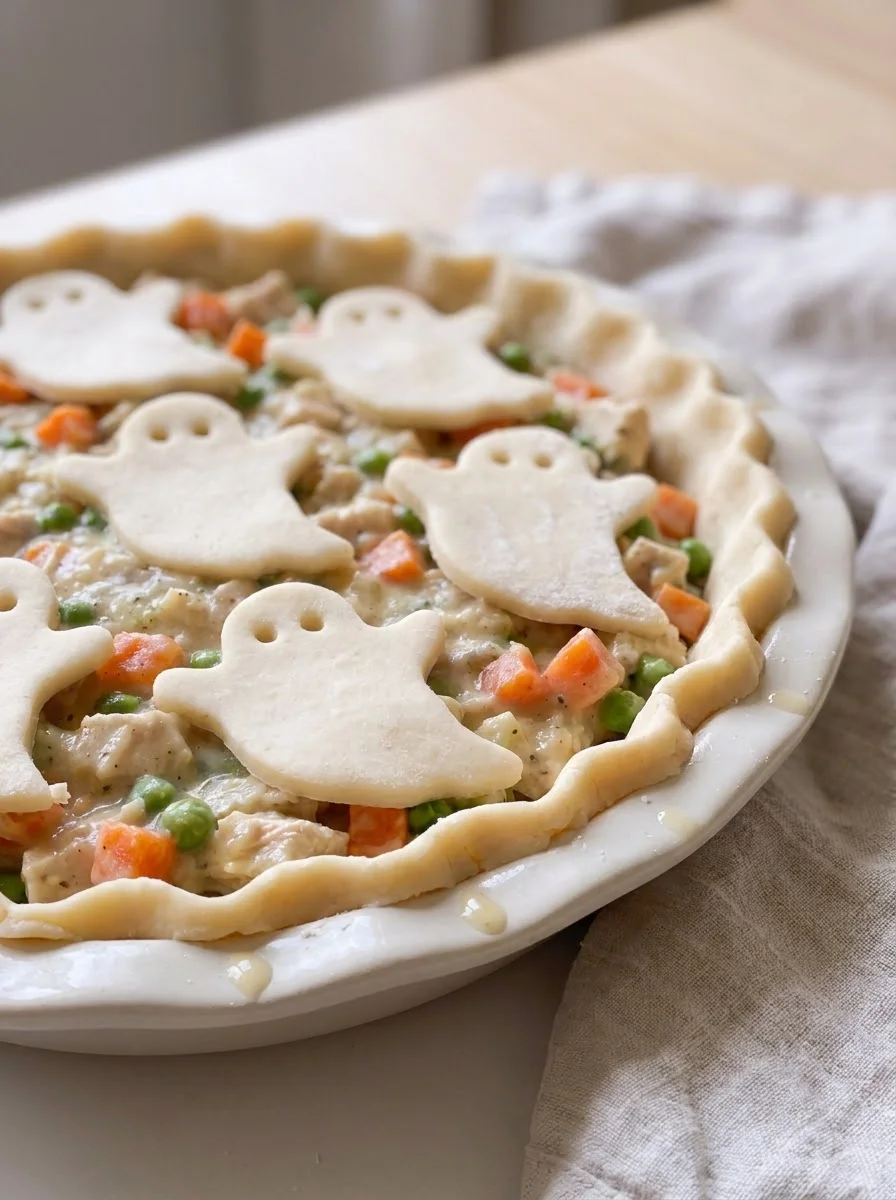 Ghost Chicken Pot Pie