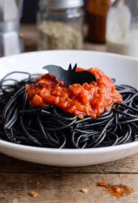Halloween Black Spaghetti