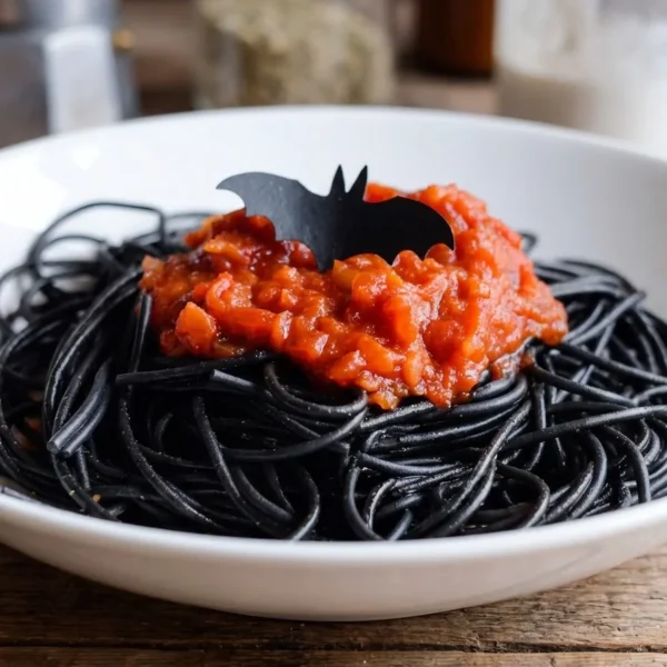 Halloween Black Spaghetti