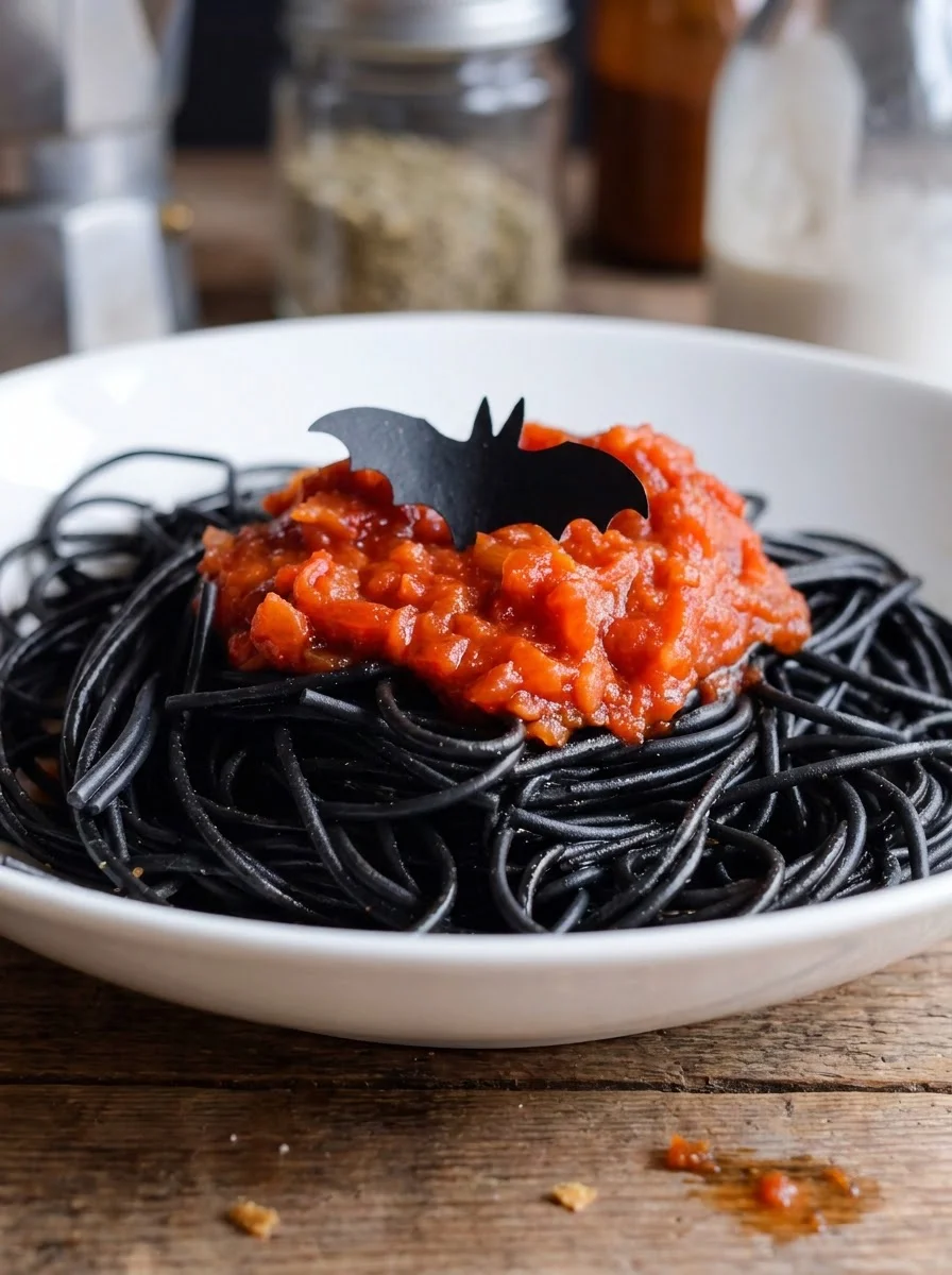 Halloween Black Spaghetti