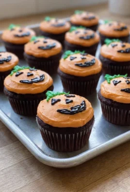 Halloween Pumpkin Cupcakes
