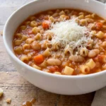 Hearty Pasta And Bean Soup