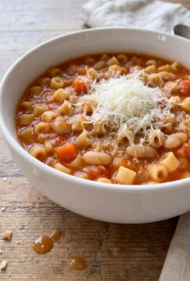 Hearty Pasta And Bean Soup
