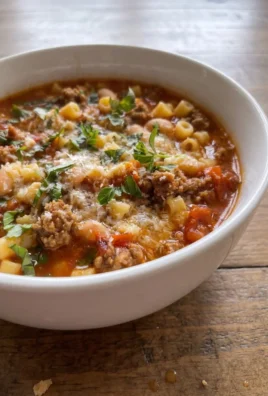 Hearty Sausage Pasta Soup