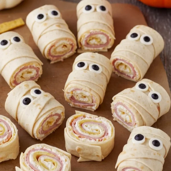 Mummy Pinwheel Wraps