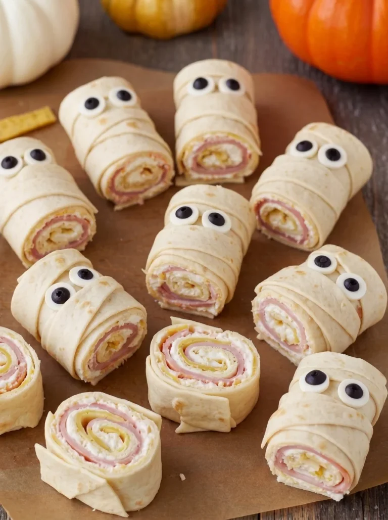 Mummy Pinwheel Wraps