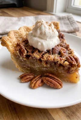 Pecan Pie With Whipped Cream