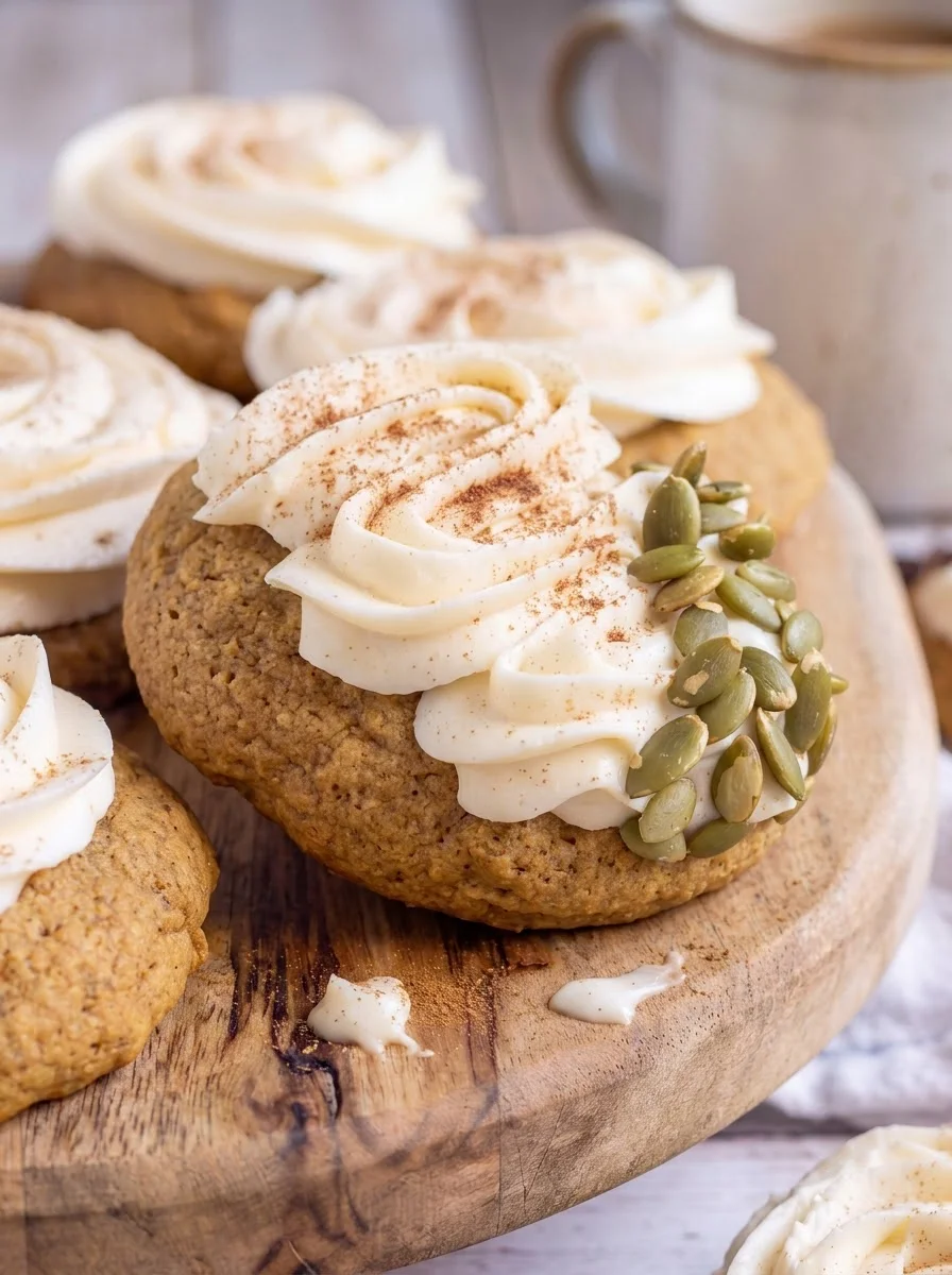 Pumpkin Cream Cheese Cookies