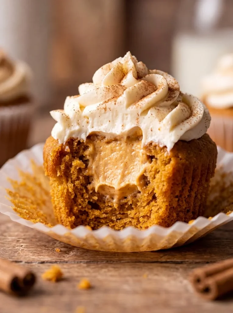 Pumpkin Pie Cupcakes