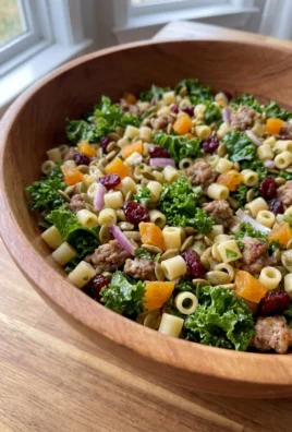 Sausage Kale Pasta Salad